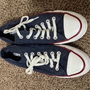 Converse Blue and White Chuck Taylor Sneakers